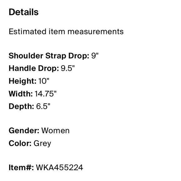 kate spade Olive Gray Saffiano Leather Tote - Picture 7 of 8